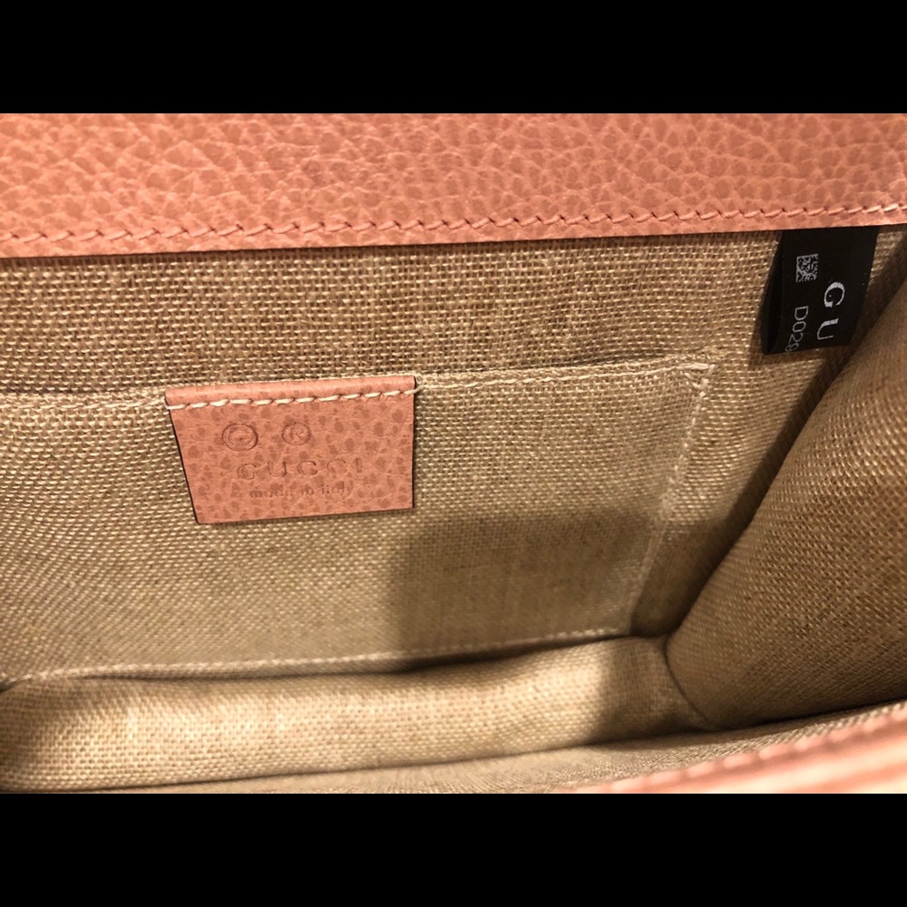 Gucci Dollar Calf Soft Pink Handbag 510304 - Picture 8 of 16